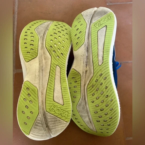 HOKA ONE ONE MACH 6 Men’s running shoes size 10.5 Wide (2E) Royal blue/green - Picture 6 of 7